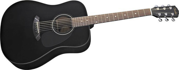 FENDER CD-60 DREADNOUGHT BLACK Акустическая гитара, цвет черный.
