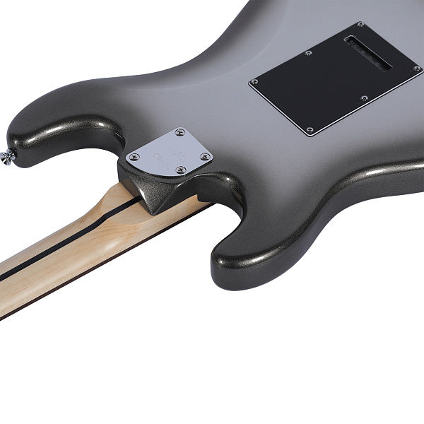 SAGA Mercury Gray - Электрогитара Stratocaster с чехлом, цвет ртутный серый