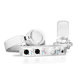 Arturia MiniFuse Recording Pack White - USB Аудиоинтерфейс, студийный комплект, цвет белый