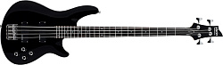 SCHECTER OMEN-4 BLK Бас-гитара, цвет черный глянцевый.