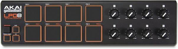 AKAI PRO LPD8 - USB/MIDI-контроллер