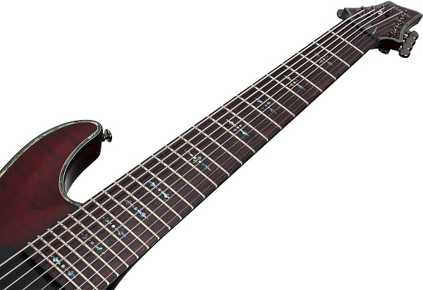 Электрогитара SCHECTER [HELLRAISER C-8 BCH] электрогитара 8-струнная, корпус: красное дерево, топ: волнистый клен, гриф: красное дерево, накладка: палиснадр, 24 лада, цвет: Black Cherry (BCH)