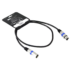 Invotone ACM1110BK - Микрофонный кабель, XLR F <-> XLR M длина 10м (черный)