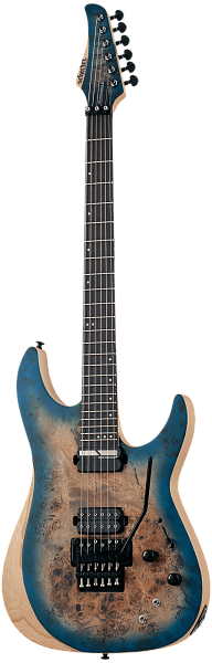 Электрогитара SCHECTER [REAPER-6 FR S SKYB] электрогитара 6-струнная, 24 лада, корпус: болотный ясень, топ: кап, гриф: клен, накладка: черное дерево, Sustaniac, FloydRose, цвет: Charcoal Burst (CB)