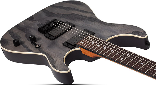 Электрогитара SCHECTER [C-1 STANDARD CS] электрогитара 6-струнная, корпус: красное дерево, топ из капа, гриф: печеный клен, накладка: палисандр, 24 лада, цвет Charcoal Satin (CS)