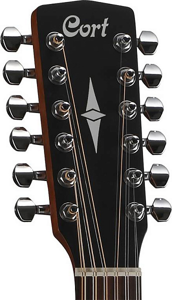 Cort AD810-12-OP Standard Series - Акустическая гитара 12-струнная, цвет натуральный