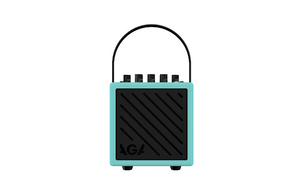 Bass-Mini-BL Комбоусилитель для бас-гитары, 30Вт, голубой, AGA