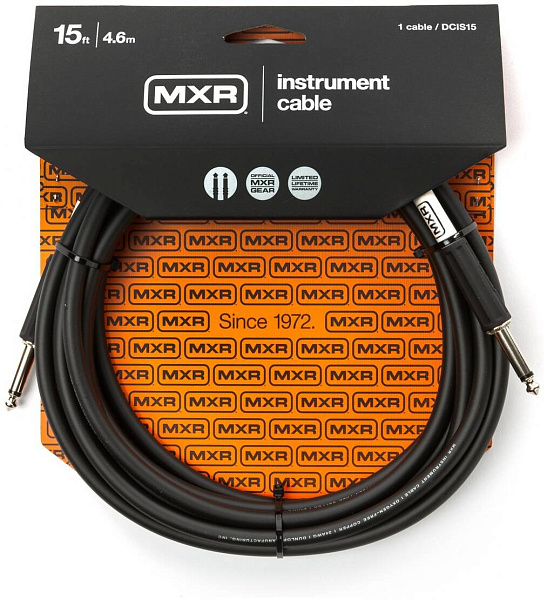 DUNLOP MXR DCIS15 INSTR CABLE 15FT - Инструментальный кабель