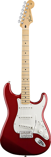 FENDER STANDARD STRATOCASTER MN CANDY APPLE RED TINT электрогитара, цвет - красный 