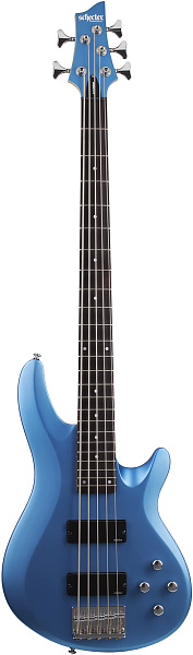 Бас-гитара SCHECTER [C-5 DELUXE SMLB]  5-струнная, корпус: липа, гриф: клен, накладка: палисандр, 24 лада, цвет: Satin Metallic Light Blue (SMLB)