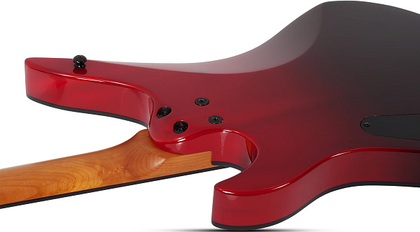 Электрогитара SCHECTER [AVENGER STANDARD BB] электрогитара 6-струнная, корпус: красное дерево, топ из капа, гриф: печеный клен, накладка: палисандр, 24 лада, цвет BloodBurst (BB)