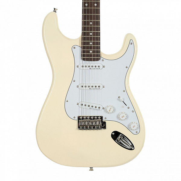 Encore E6VW - Электрогитара Stratоcaster, цвет белый