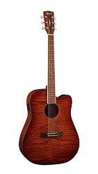 Cort AD890MBCF-NAT Standard Series Электро-акустическая гитара, с вырезом, натуральный