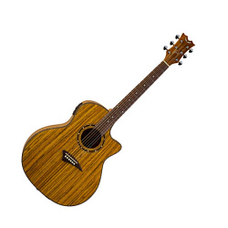 Dean EZEBRA Электроакустическая гитара, EQ, корпус зебрано, встроенный тюнер.