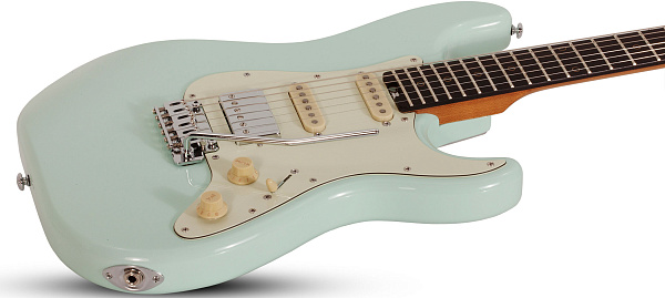 Электрогитара SCHECTER [NICK JOHNSTON TRAD-HSS A. FROST] электрогитара 6-струнная, корпус: ольха, гриф: обоженный клён, накладка черное дерево, на болтах, звукосниматели: HSS, 22 лада, цвет: Atomic Frost
