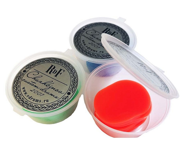 Cookiegel Red - Демпферные стикеры для приглушения звука оранжевые