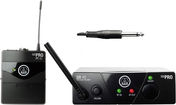 AKG WMS40 Mini Instrumental Set инструментальная радиосистема BD US45A с приёмником SR40 Mini 