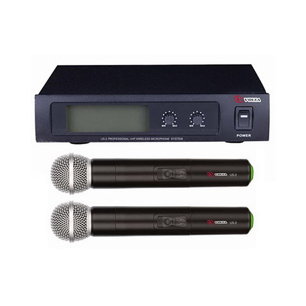 VOLTA US-2 (725.80/710.20) Микрофонная радиосистема с двумя ручными микрофонами