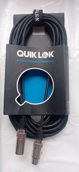 QUIK LOK CM175-9 - Коммутационный кабель с низким уровнем шума XLR Female - XLR Male , 9м.