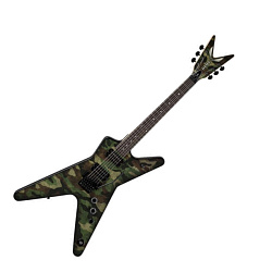 Dean DB CAMO F Электрогитара, 22 лада, 24 3/4, HH, 2V+1T, floyd rose, цвет хаки.