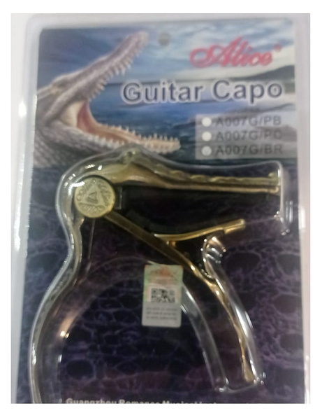 Alice A007G/BR - Каподастр для акустической гитары