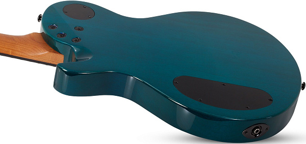 Электрогитара SCHECTER [SOLO-II STANDARD OBB] электрогитара 6-струнная, корпус: красное дерево, топ из капа, гриф: печеный клен, накладка: палисандр, 22 лада, цвет Ocean Blue Burst (OBB)