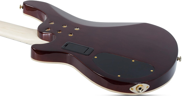 Бас-гитара SCHECTER [OMEN EXTREME-5 GNAT] бас-гитара 5-струнная, корпус: красное дерево, топ: огненный клен, гриф: клен, накладка: палисандр, 24 лада, цвет: Gloss Natural (GNAT)