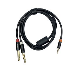 ESHINE ES-8323 - Аудиокабель 3,5 мм миниджек стерео - 2 x 6,35 мм джека, 1,5 м