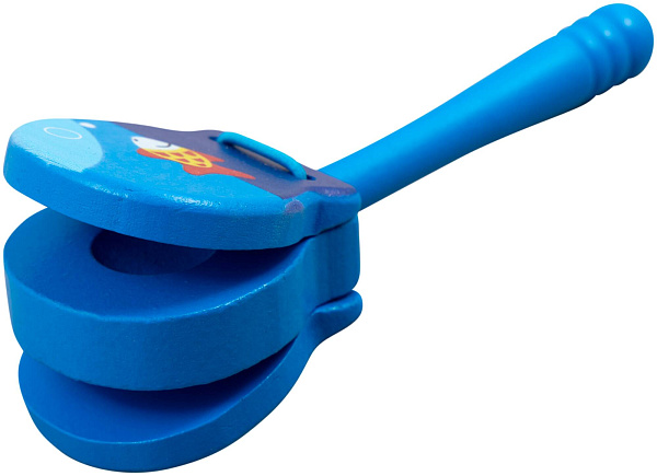 BEE DF301 Blue - Кастаньеты на ручке