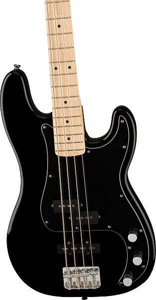 FENDER SQUIER Affinity 2021 Precision Bass PJ MN Black - Бас-гитара