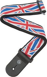 D`ADDARIO 50A11 гит. ремень 50мм. Union Jack (британский флаг)
