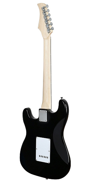 ROCKET ST-0110 Left BK - Электрогитара Stratocaster леворукая, цвет чёрный