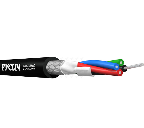 МКП-4022 Кабель микрофонный квадропольный, 100м, РУСИЧ