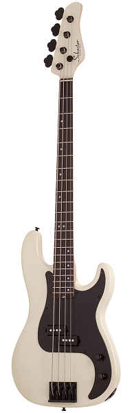 Бас-гитара SCHECTER [P-4 IVY] бас-гитара 4-струнная, корпус: ольха, гриф: клен, накладка: палисандр, 21 лад, цвет: Ivory (IVY)