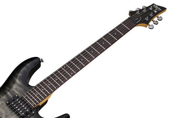 Электрогитара SCHECTER [C-6 PLUS CB] электрогитара 6-струнная, корпус: липа, топ: стеганый клен, гриф клен, накладка палисандр, 24 лада, цвет: Charcoal Burst (CB)