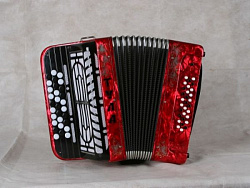 Баян "ТУЛА" 30×30-I (Тульская Гармонь БН–56) ученический, 3-х рядный, одноголосный, детский.