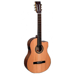 Sigma CMC-STE Классическая гитара со звукоснимателем и вырезом.