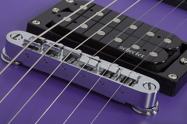 Электрогитара SCHECTER [C-6 DELUXE SDPRPL]  электрогитара 6-струнная, корпус: липа, гриф: клен, накладка: палисандр, 24 лада, цвет Satin Dark Purple (SDPRPL)