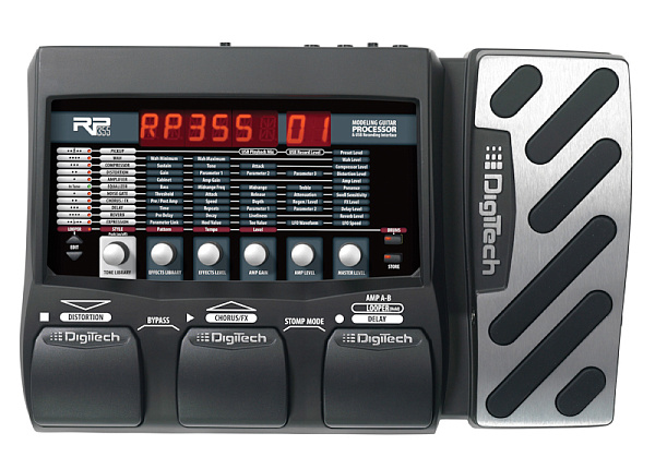 Digitech RP355 Гитарный процессор эффектов гитарный моделирующий напольный.