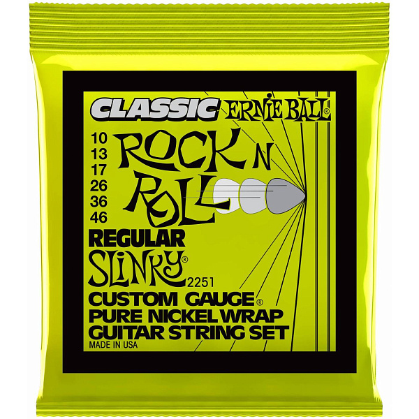 Ernie Ball 2251 (10-46)  - Струны для электрогитары 