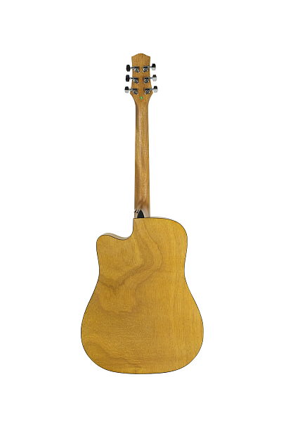 Klever KD-120S NA - Акустическая гитара дредноут, цвет натуральный матовый