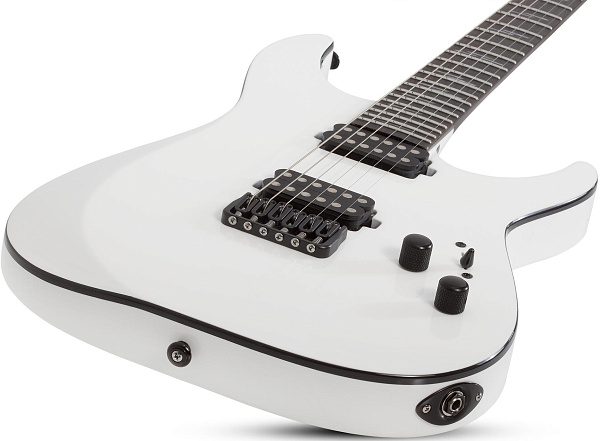 Электрогитара SCHECTER [REAPER-6 CUSTOM G.WHT] электрогитара 6-струнная,корпус: красное дерево, гриф: венге, накладка: черное дерево, 24 лада, цвет: Gloss White