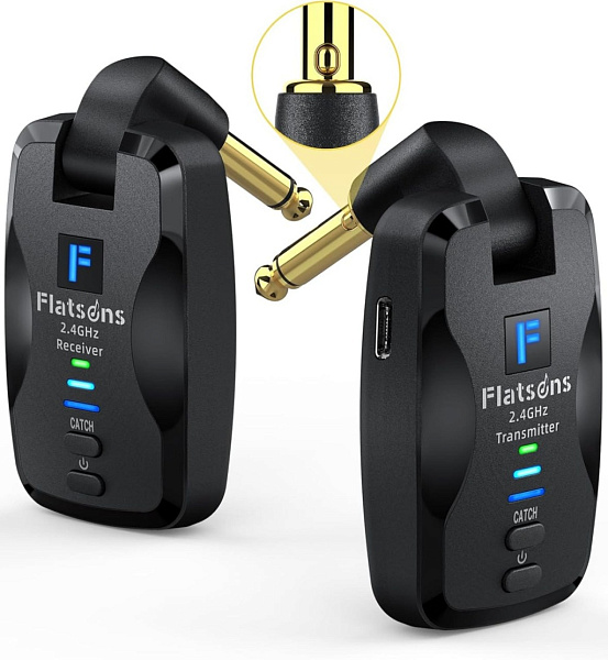 FW2D Беспроводная гитарная радиосистема, Flatsons