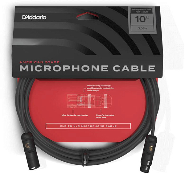 PLANET WAVES PW-AMSM-10 - Микрофонный кабель
