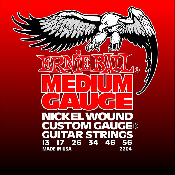 Ernie Ball 2204 Струны для электрогитары 13-56