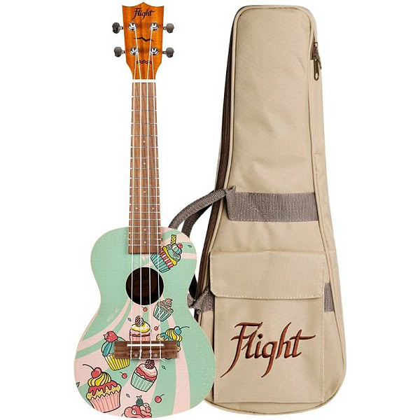 FLIGHT AUC-33 Cupcake - Укулеле Travel, концерт