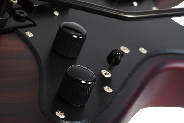 Электрогитара SCHECTER [SUN VALLEY SUPER SHREDDER EXOTIC ZIRICOTE ZIR] электрогитара 6-струнная, корпус: черная лимба с топом из цирикота, гриф: венге, накладка: черное дерево, 24 лада, цвет: Ziricot (ZIR)