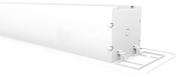 [LMRC-100209] Встраиваемый экран с электроприводом Lumien [Master Recessed Control] 259х398 см (раб.область 243x388 см) (180") MW Fiberglass чёрн.кайма по периметру, черн.кайма сверху 10 см,IR,RF управл. в комплекте,цвет корпуса белый 16:10
