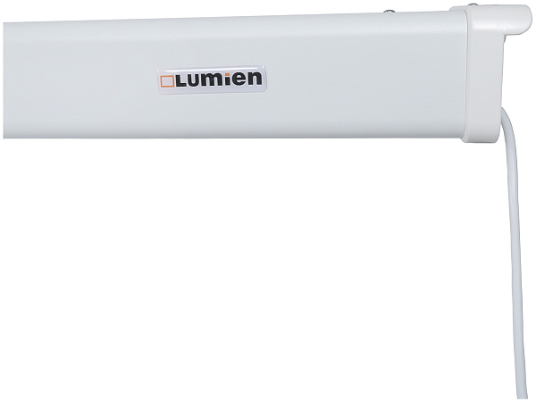 [LMC-101118] Экран с электроприводом Lumien [Master Control] 183х200 см (раб.область 109х194 см) (88") Matte White FiberGlass черн. кайма сверху 70 см 16:9