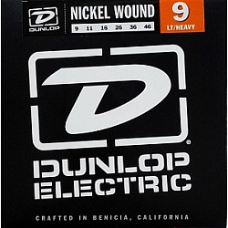 DUNLOP DEN0946 Комплект струн для электрогитары, никелированные, Light/Heavy, 9-46